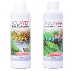 Удобрения для аквариумных растений AQUAYER Микро + Макро 100 мл фото
