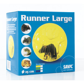 Шар Savic Runner Large прогулочный,  для грызунов, пластик, 25 см фото