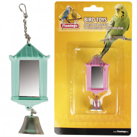 Karlie-Flamingo lantern with bell игрушка для попугайчиков, фонарик с колокольчиком, 4*4*6 см