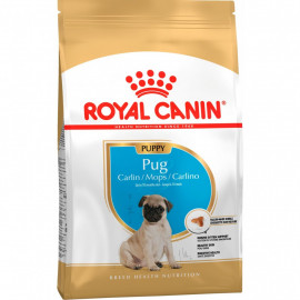 Сухой корм Royal Canin Pug Junior, для щенков породы Мопс фото