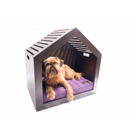 Домик будка Harley & Cho Brown Shelter для собак 4441305, 50х40 см фото