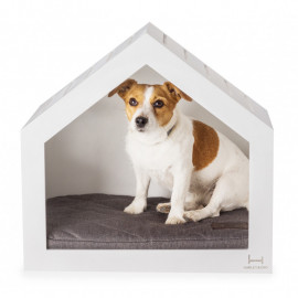 Домик будка Harley & Cho White Shelter для собак 2606203, 90х60 см фото