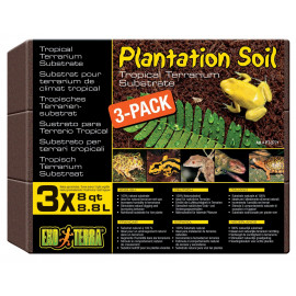 Субстрат EXO TERRA "Plantation Soil" для террариума, 3х8,8л фото