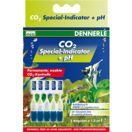 Комплект Dennerle СО2 + рН, специальные индикаторные жидкости, 5 шт / 1.3 мл фото