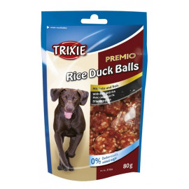 Лакомство Trixie PREMIO Rice Duck Balls, для собак, утиные шарики с рисом, 80г фото