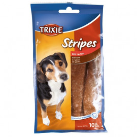Лакомство Trixie Stripes, для собак, с ягненком, 100г/10шт фото