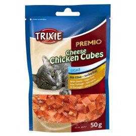 Деликатесы для кошек Trixie PREMIO Cheese Chicken Cubes, 50г фото