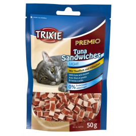 Лакомство Trixie PREMIO Tuna Sandwiches, для кошек, тунец, 50г фото