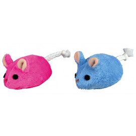 Игрушка Trixie мышка плюшевая, цветная, 6см