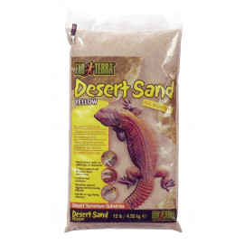 Песок желтый для рептилий, Desert Sand Yellow 4.5 кг.