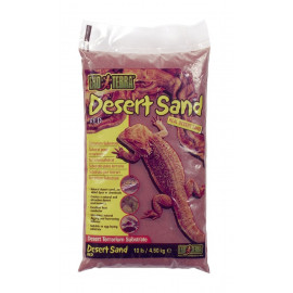 Песок красный для рептилий, Desert Sand Red 4.5 кг. фото