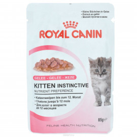 Консервы Royal Canin Kitten Instinctive (в желе), для котят от 4 месяцев, 85г фото