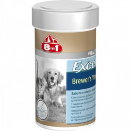 Витамины для собак и кошек 8 in 1 Excel Brewers Yeast, для шерсти фото