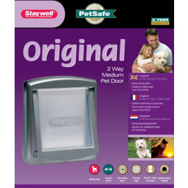 Дверцы Staywell Оригинал для собак cредних пород, 35.2х29.4 см, серый 757 фото