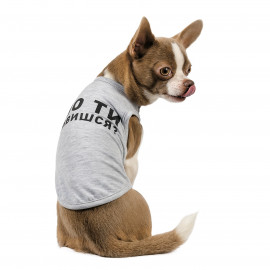 Борцовка Pet Fashion #ГАВ для собак меланж