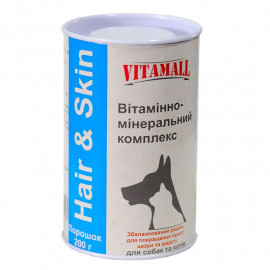 Витаминно - минеральный комплекс VitamAll Hair&Skin для собак и кошек, 200 г
