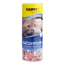 Витамины для кошек Gimpet Katzentabs, c рыбой и биотином  фото