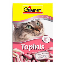 Витамины для кошек Gimpet Topinis с творогом