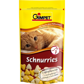 Витамины-сердечки для кошек Gimpet Schnurries, с курицей