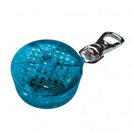 Брелок-фонарик Trixie, c карабином, пластиковый, синий, 3,5см фото