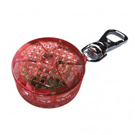 Брелок-фонарик Trixie, c карабином, пластиковый, красный, 2,5см