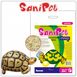 Наполнитель SaniPet, лимон, для экзотических животных фото