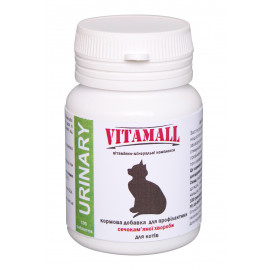 Кормовая добавка VitamAll Urinary для профилактики мочекаменной болезни кошек, 100 табл