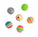 Игрушки для кошек FOX, цветные шарики, 6 шт. фото